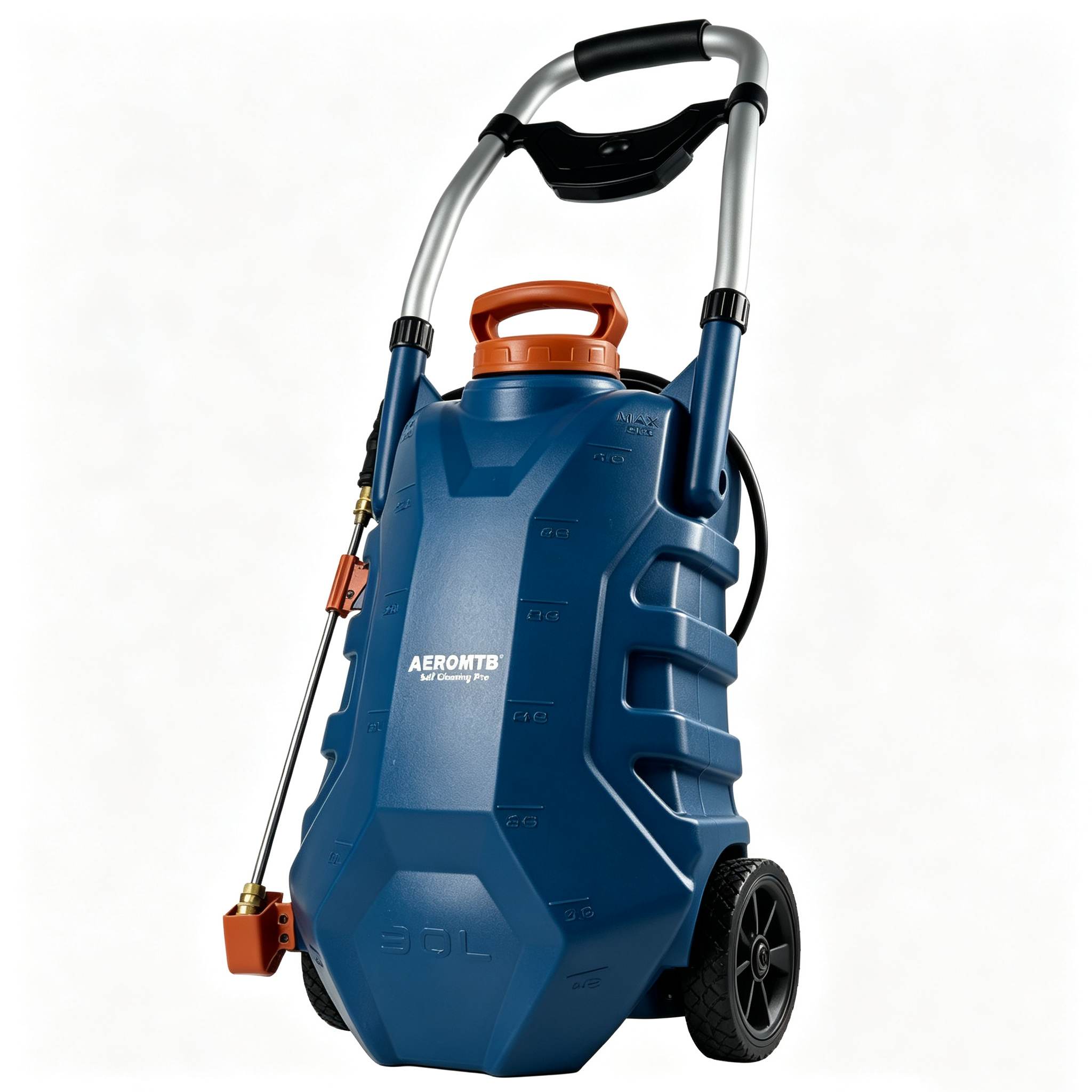 เครื่องพ่นสารเคมีรถเข็นควบคุมระยะไกล Bluetooth 30L สำหรับการฉีดพ่นสวนขนาดใหญ่ เครื่องพ่นสารเคมีรถเข็นควบคุมระยะไกล Bluetooth 30L สำหรับการฉีดพ่นสวนขนาดใหญ่